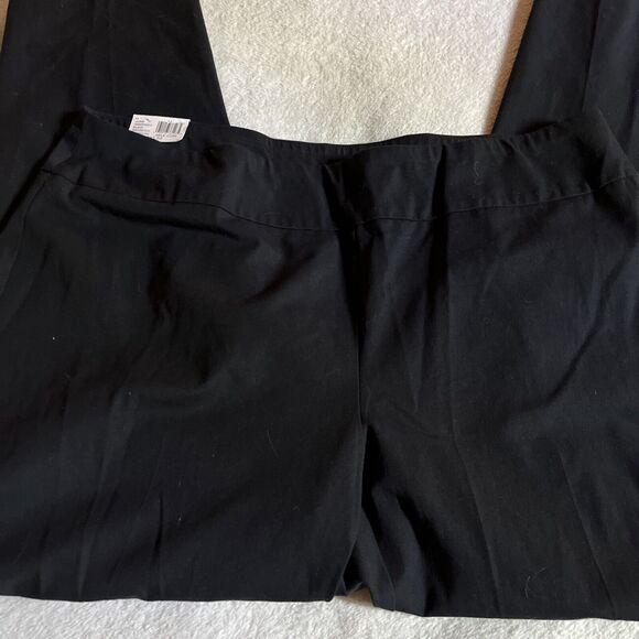 222 Fifth Pants - Crown & Ivy New Black Women’s Dress Pants "Ashley" 18W Pull On Stretch Waist
